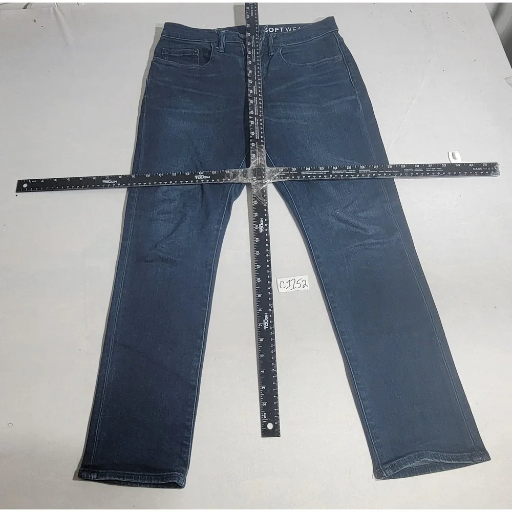 Gap Soft Wear Slim Jeans Mens 28x28 Dark Wash Indigo Stretch Denim